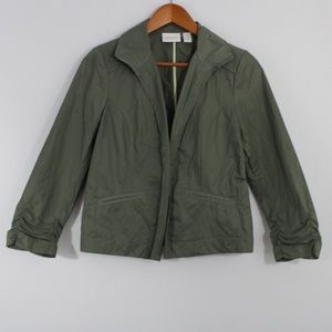 Chicos Olive Green Lightweight Jacket